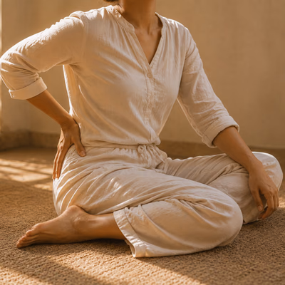 Hip tightness and tension during meditation sitting